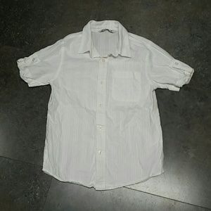 White Old Navy Button Down for Boys